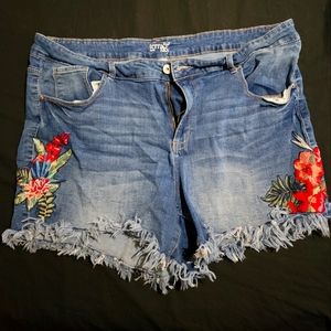 Terra & Sky cut off shorts